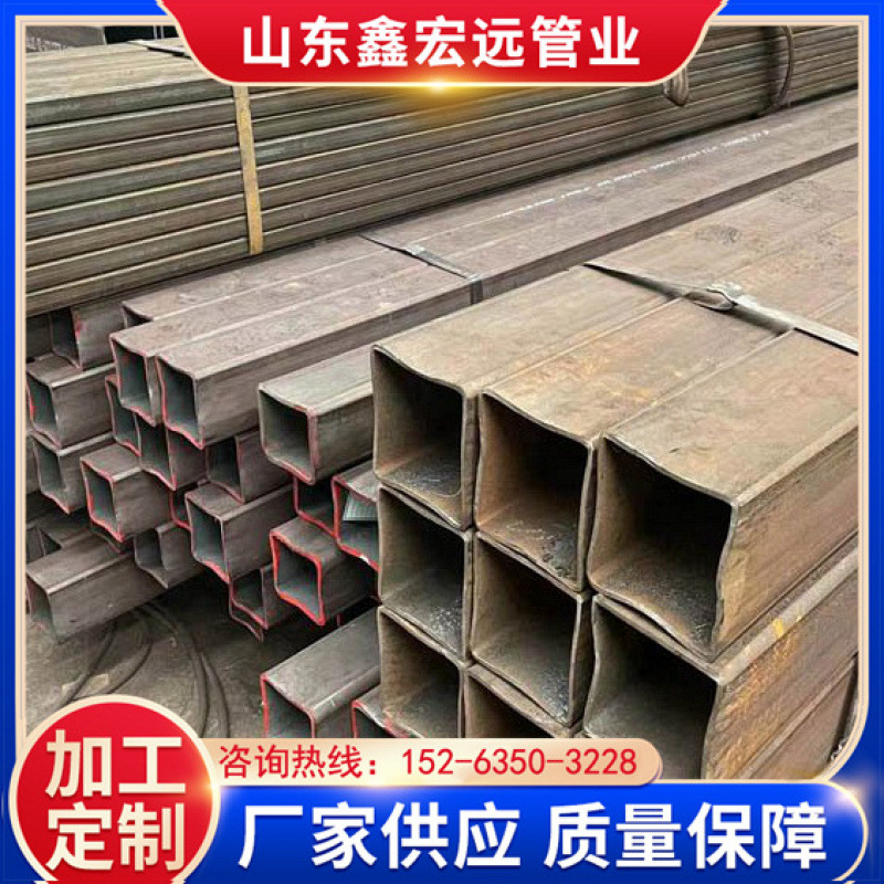 Q355B锰方管16Mn方矩管Q235B黑料方管大小口径方通无缝方管现货