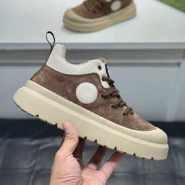 男鞋新款秋季中帮运动工装板鞋男士潮流复古厚底休闲马丁靴