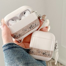 古风艺术画适用airpods pro2苹果蓝牙无线耳机套1/2/3代挂件创意