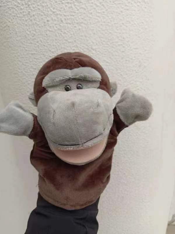 Fabricante animal Lobo conejo mono cocodrilo boca abierta padre-hijo interactivo dedo jugando marioneta jardín de infantes narración de historias