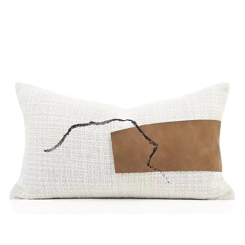 Model Room pillow light luxury simple modern soft sofa living room cushion square pillow model room hotel pillow