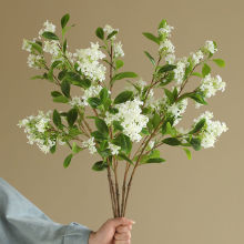 千里香桂花仿真花高级感摆设欧式高档轻奢客厅酒店餐桌花艺装饰