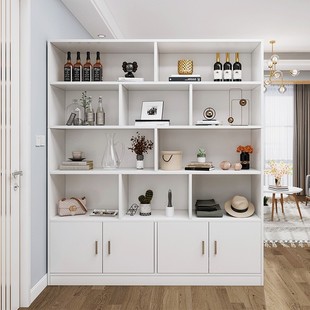 Home Entrance Cabinet Storage Rack Household Doorway Partition Cabinet Living Room Screen Partition Simple Modern Wine Cabinet Storage Heavy Wu