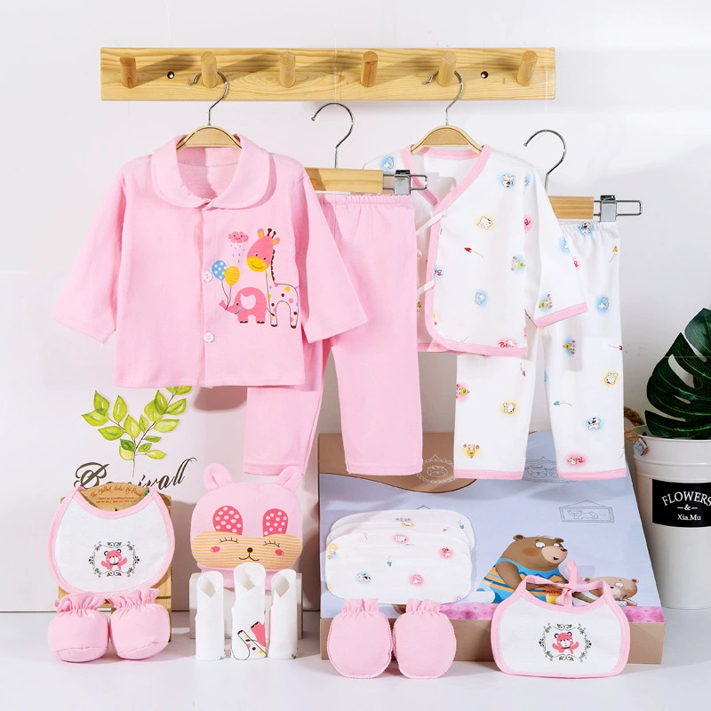 Набор детских комбинезонов (Baby Fashion), новорождённый, 9 предметов, осенние/всесезонные дизайны