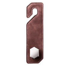 跨境新品车载挂钩汽车后排座椅背挂钩车用收纳翻毛皮金属闪钻挂钩