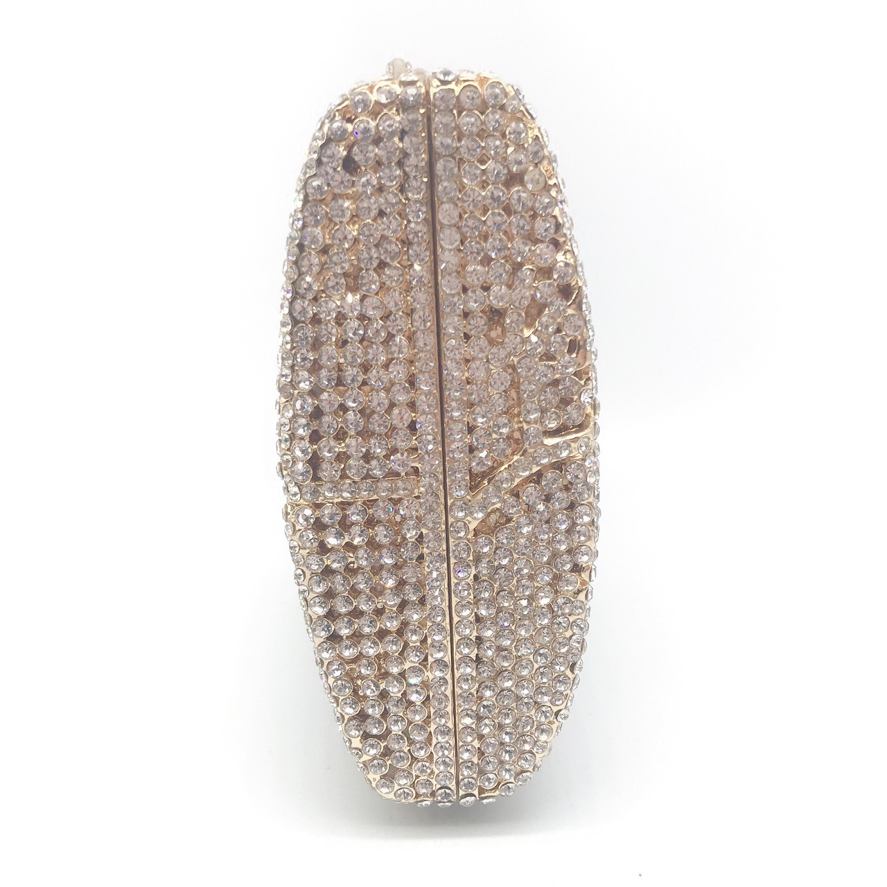 Bolsa de cena con diamantes transfronterizos no vacío caja metálica dura bolsa de diamantes vestido de banquete de mano bolsa de mujer bolsa de torre suave