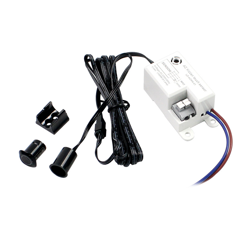 高压AC220V衣柜橱柜灯带触摸感应开关可拆卸随意更换感应探头