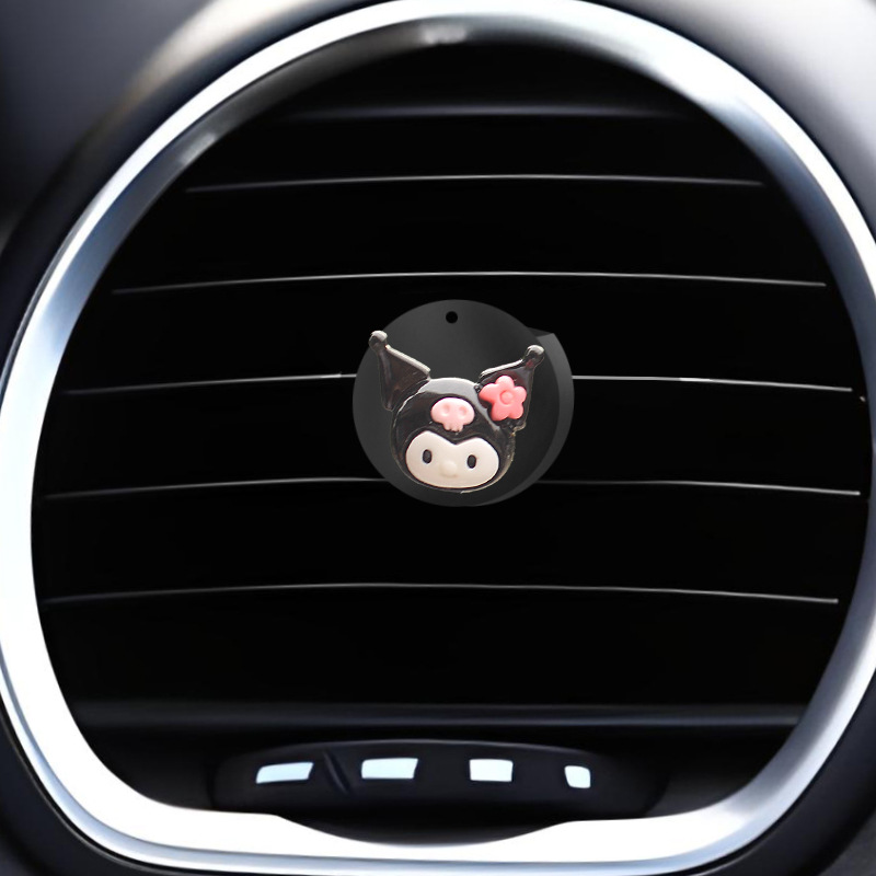 Clip de salida de aire para automóvil, aromaterapia creativa brillante, perfume para automóvil, decoración de dibujos animados, suministros de decoración, suministros para automóvil