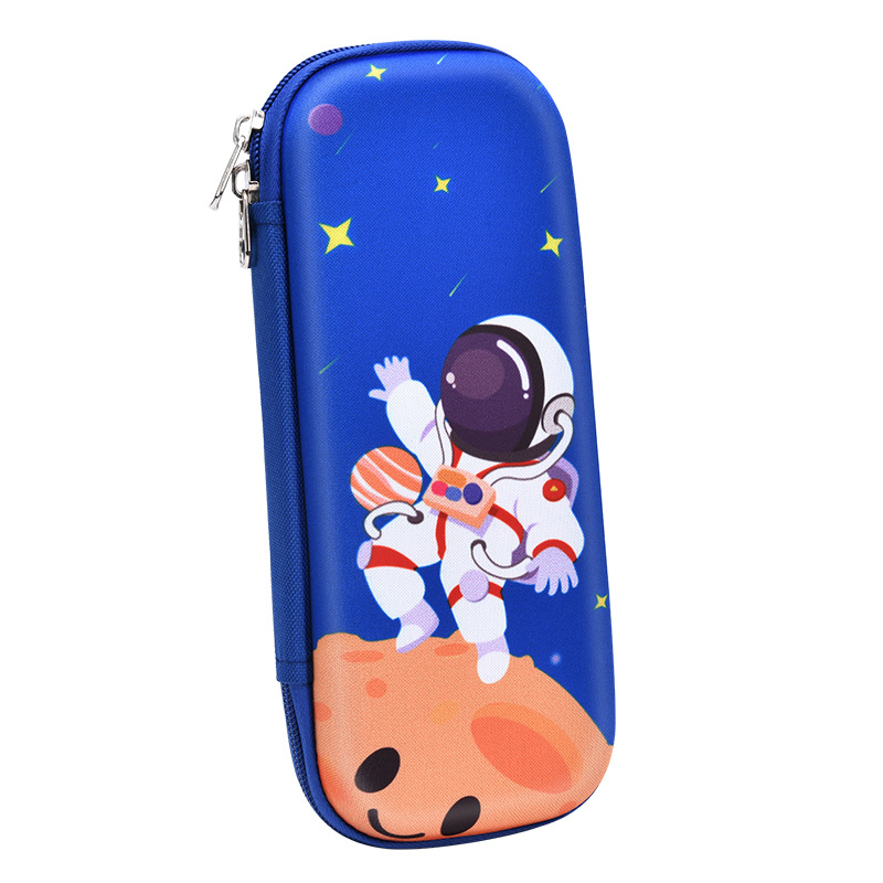 Elementary School Cartoon Eva Pencil Bag Large Capacity Children's Pencil Case Drop-Resistant Stationery Box Live Broadcast Wholesale Generation Logo