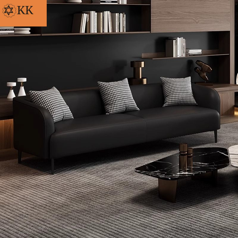 Modern American Sofa for Small Apartments, Rental Houses, Straight Row Chess and Card Rooms, Courtyard Rest Office Sofa, Simple Black Business Modern American Sofa for Small Apartments, Rental Houses, Straight Row Chess and Card Rooms, Courtyard Rest Office Sofa, Simple Black Business