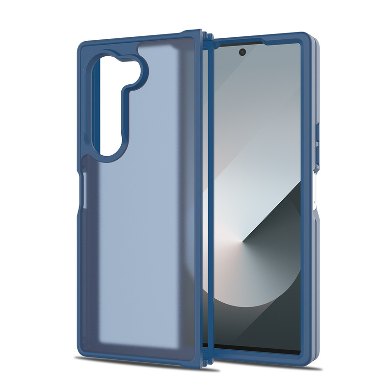 Samsung Galaxy Z Fold7に適した四隅落下防止携帯電話ケース、Fold6折りたたみ式シルバーシールドソフトケース|undefined