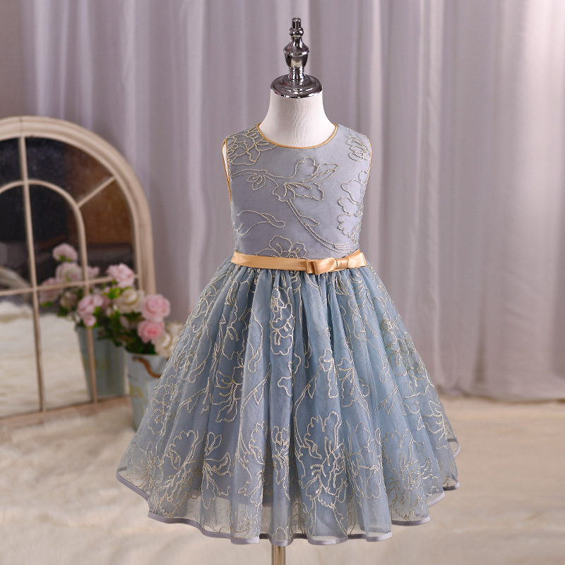 Chica de limpieza de warehouse, ropa de mujer, bebé, mangas cortas, estilo de verano, ropa antigua, vestidos frescos, vestidos Tang