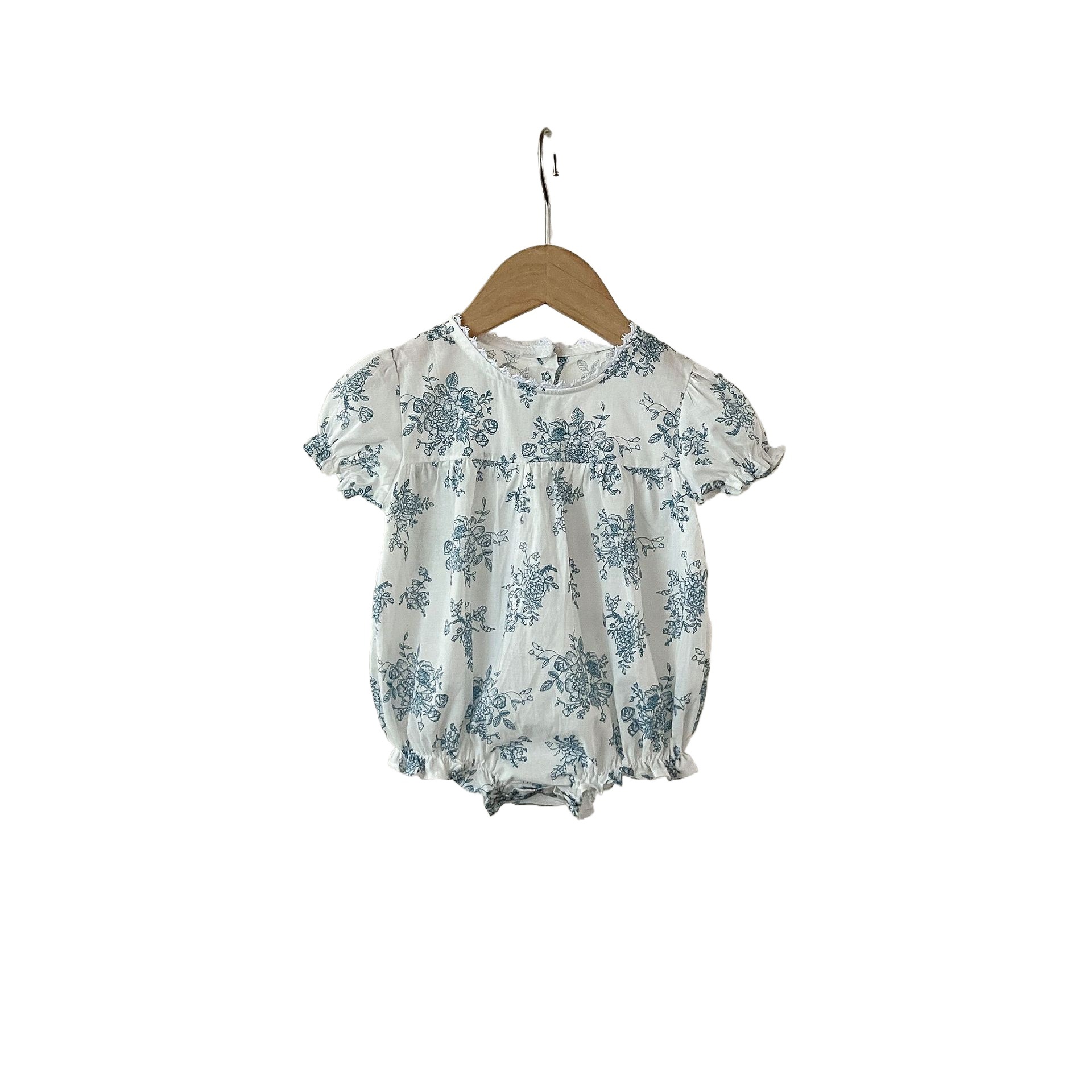 Estilo coreano bebé niña verano impreso mono mameluco ins recién nacido algodón casual encaje mameluco