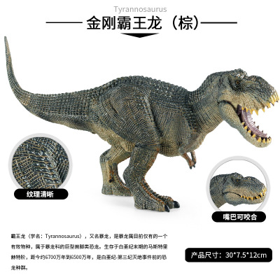 simulation Jurassic dinosaur Toys solid Destroy King Peter Jackson's King Kong Tyrannosaurus Rex Tyranny children animal Model
