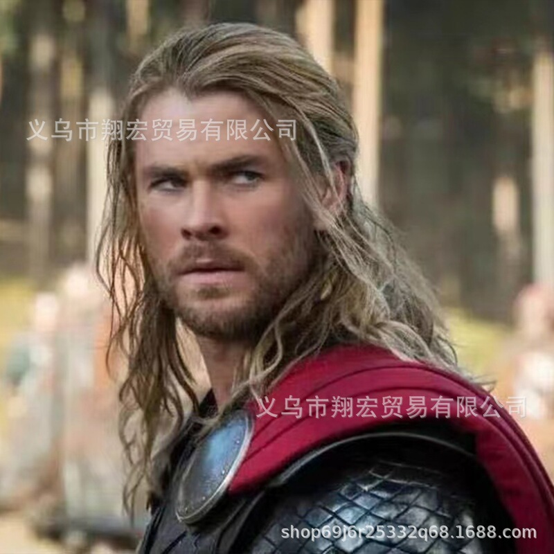 [Xiang Hong] Thor 4 wig love and Thunder anime play Avengers Halloween cos wig manufacturer