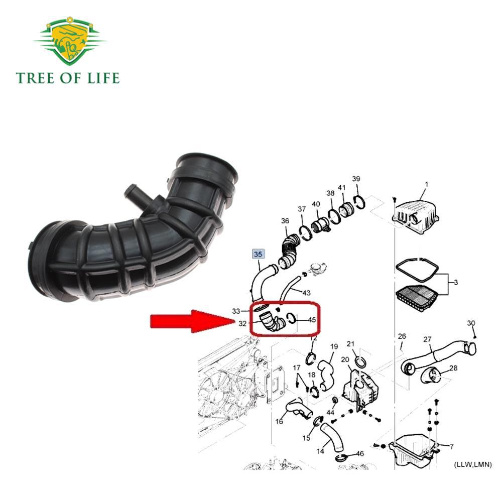 96628983 para Audi Opel Chevrolet Kopac Turbo intercooler tubo de admisión image 4