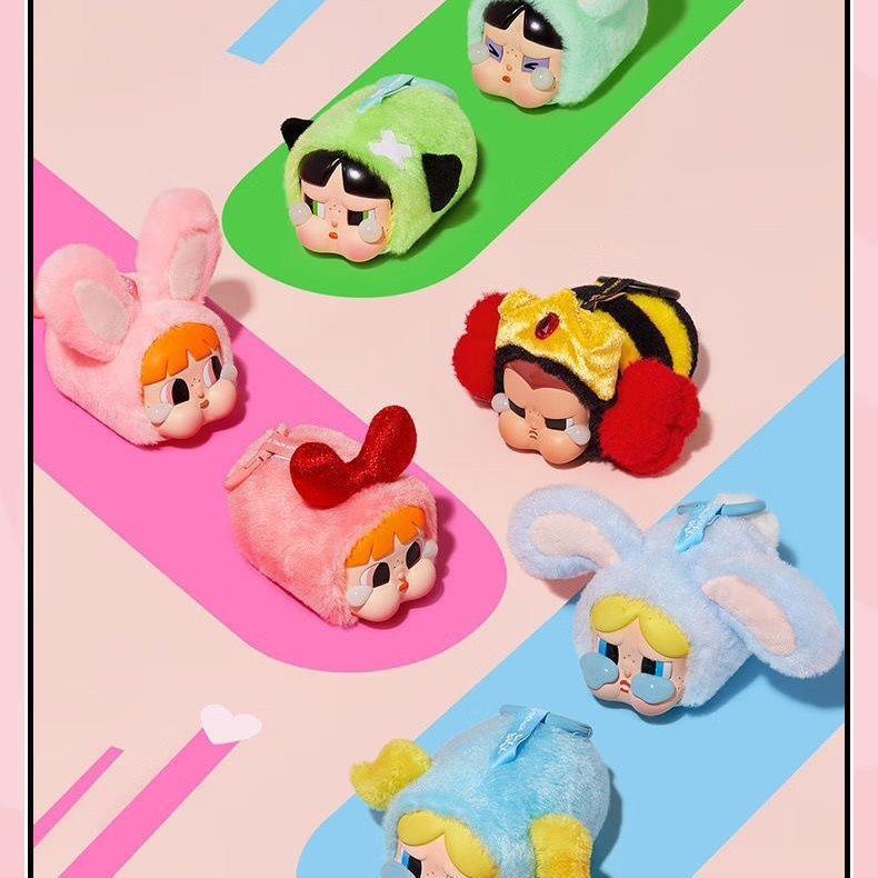 POPMART CRYBABY パワーパフガールズシリーズ ビニールブラインドボックス ランダムブラインドボックス フラワーフラワー|undefined