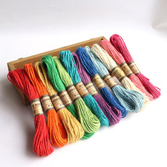 Colorful Raffia Rope 10m Photo Wall Dedicated Rope DIY Handmade Raffia Rope Glass Bottle Binding Decoration Rope 