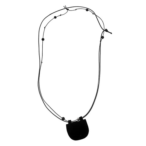 Minimalist Mini Crescent Moon Pendant Necklace for Women, Fall/Winter Decorative Accessory, Hanger Charm, Mini Pendant, Knitwear Chain