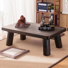 飘窗小茶几实木床上小桌子卧室地毯小矮桌家用小型榻榻米茶几炕桌