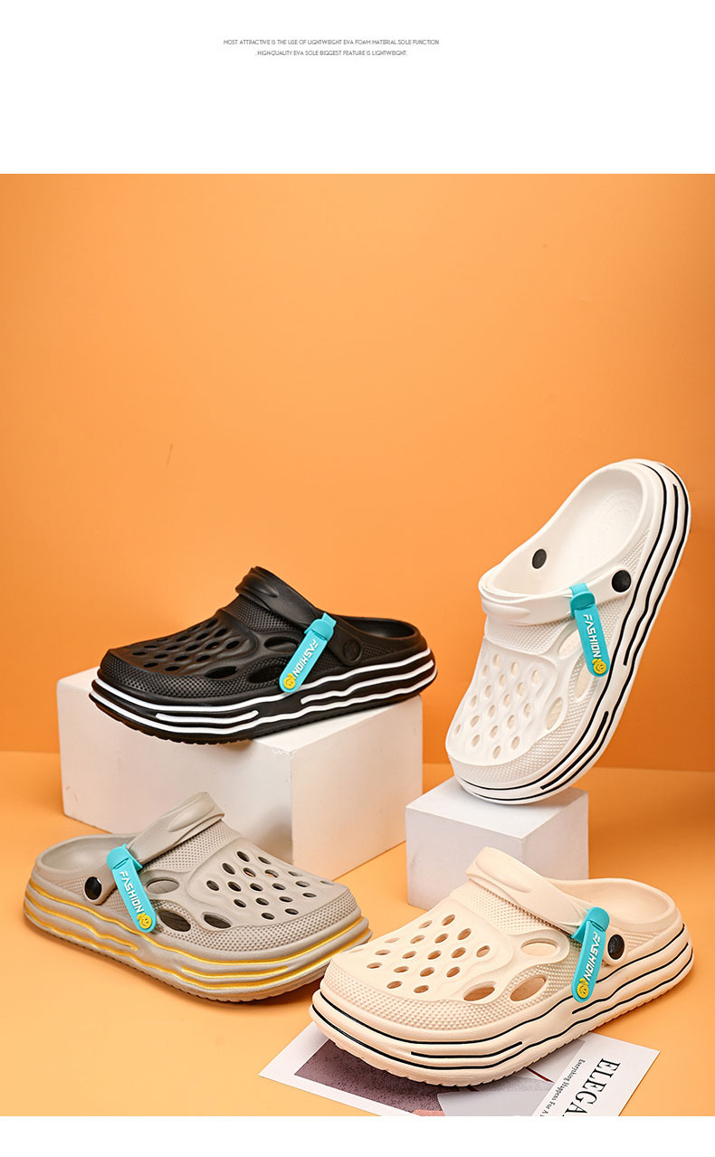 Ventilerande sommar strand sandaler för herr halkfria_voghion.com