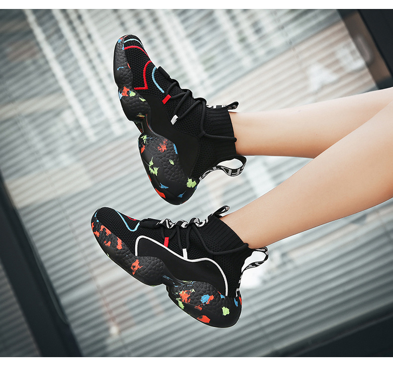 Scarpe da tennis da uomo Scarpe da lavoro Sneakers Suola in gomma Tela Calzature leggere e ammortizzate_voghion.com