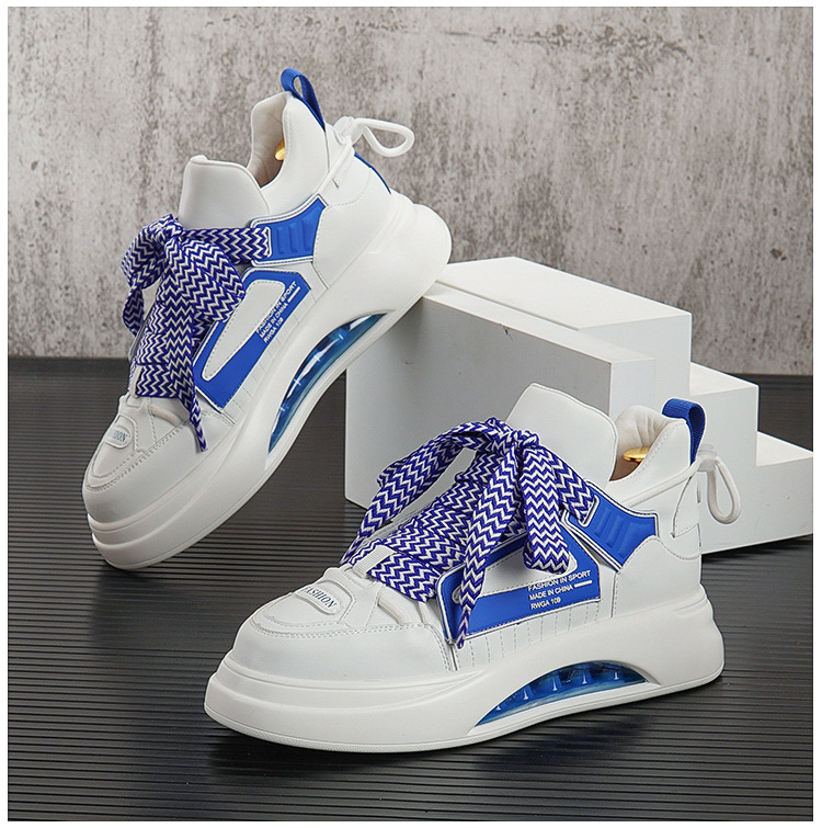 Herrenschuhe, kurze Herrenstiefel, trendige Freizeitschuhe, dicke Sohlen, kurze Jugendstiefel, modische High-Top-Sneaker, Martin-Stiefel für Herren_voghion.com