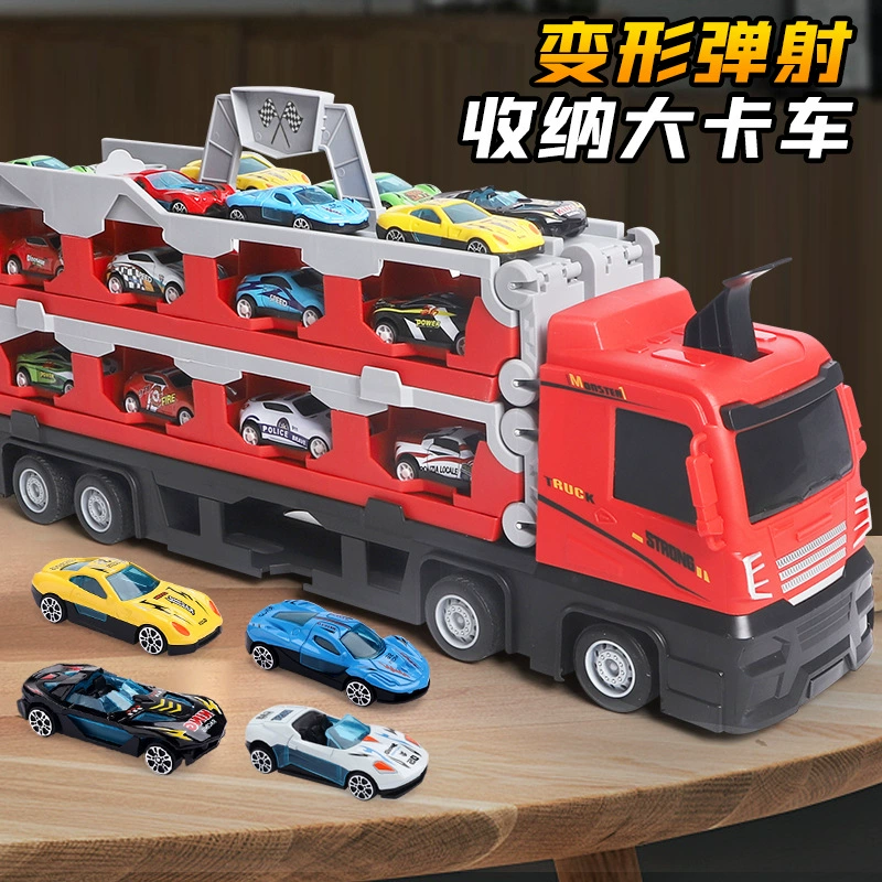 Storage system, toy car, transformer, truck for boys, metal car model, minifigure, (Cross-border trading), new collection, Birthday gift