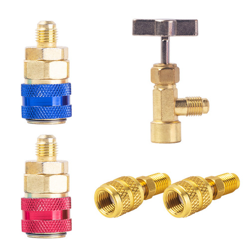 Car Air Conditioner Direct Manufacturer Sale Refrigerant Pressure Gauge 22 410 404134 Snow Type Pressure Gauge Refrigerant Dual Gauge