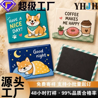 源头工厂马口铁冰箱贴创意卡通宠物礼品照片软磁冰箱贴来图定制