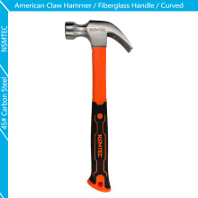 厂家批发 包塑柄羊角锤防震柄拔钉起钉锤弯爪抛光临沂五金