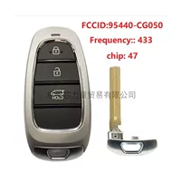 Подходит для современного 3-х ключевого смарт-удаленного ключа FCCID; 9544-cg050 47 чип 433 МГц