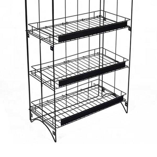 商超食品展示架啤酒饮料展示架便利店零食展示架来图来样