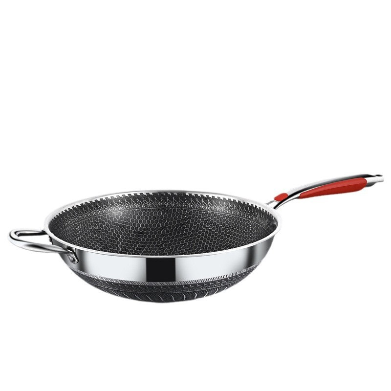 horno electromagnético cóncavo tipo cocina 316 de acero inoxidable inadherente horno de gas doméstico horno de horta