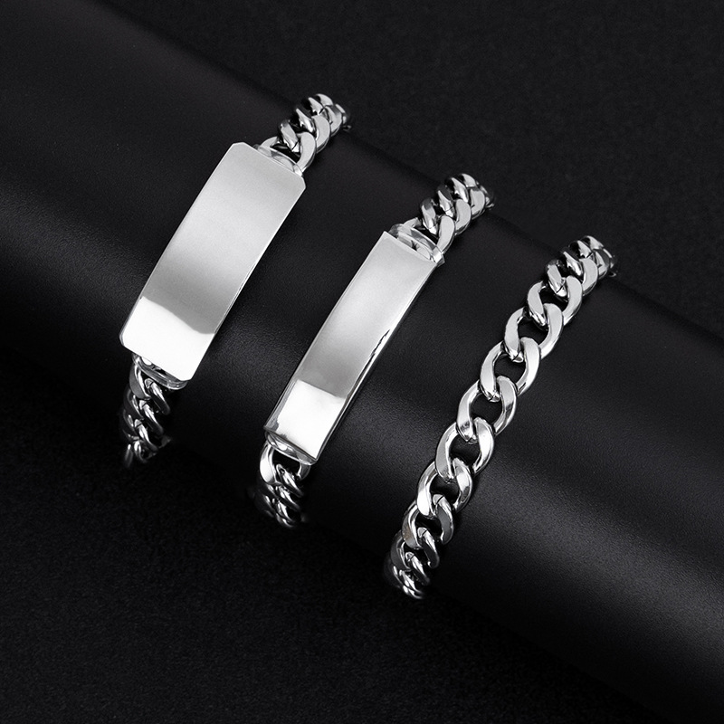 Trend brand exclusive bracelet hip-hop style stainless steel