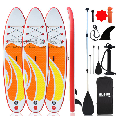 工厂直销水上冲浪板成人站立式滑水板便携充气SUP桨板瑜伽平衡板|ru