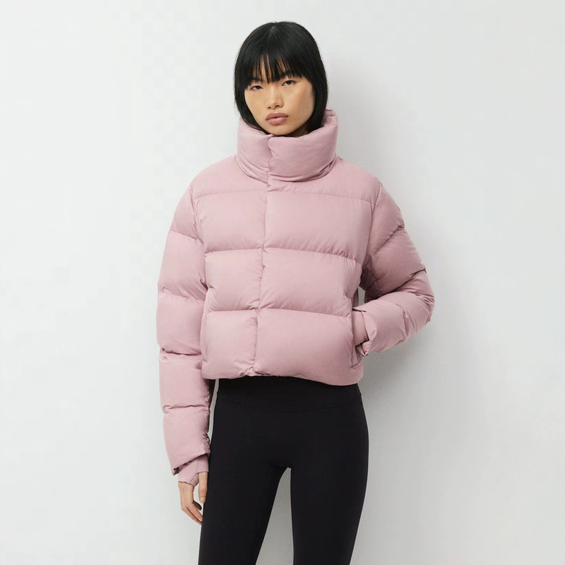 Aritzia Short Foam Matte Thickened Warm Commuting Goose Down Puffer Jacket Aritzia Short Foam Matte Thickened Warm Commuting Goose Down Puffer Jacket