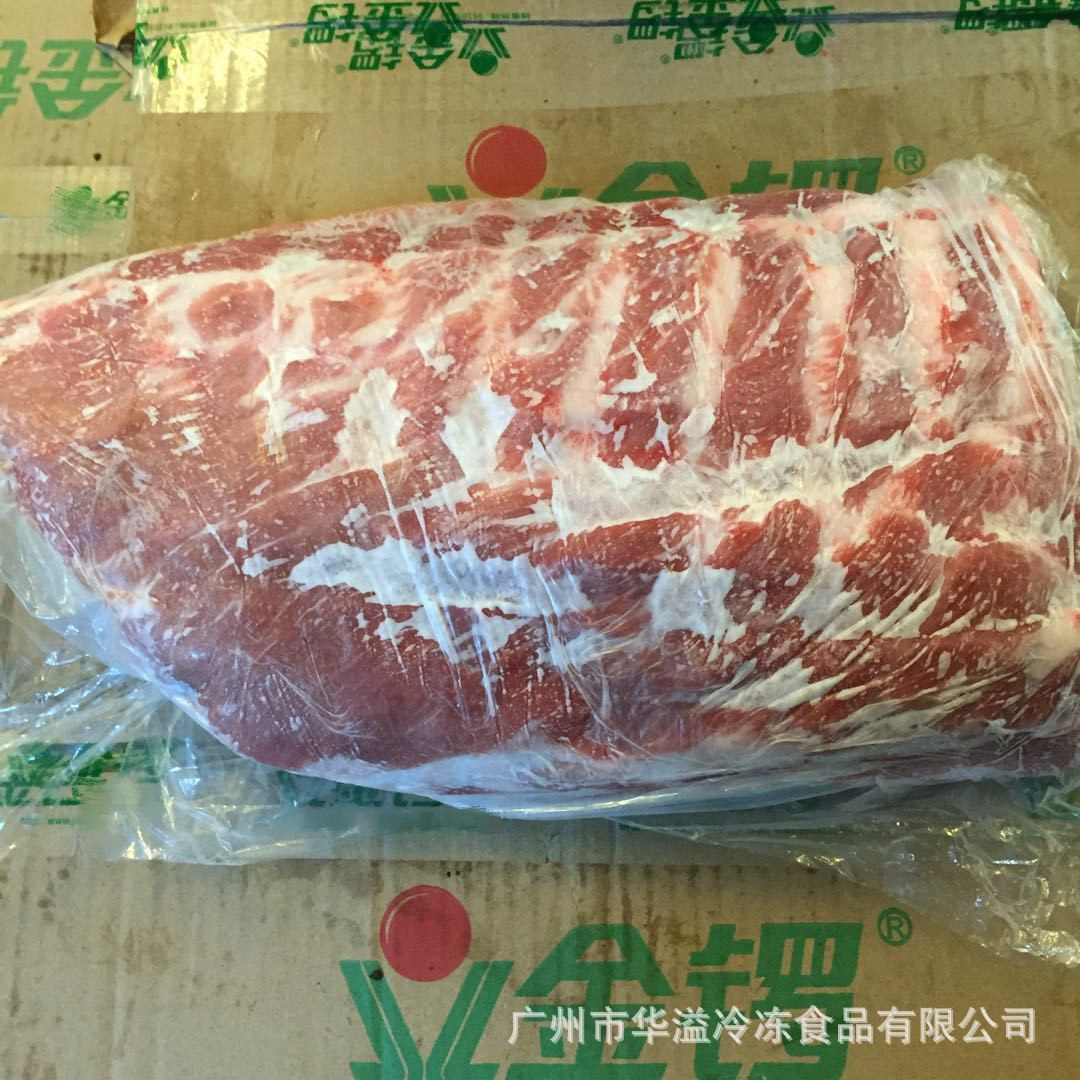 金锣冻猪肋排 20斤/箱5片装 生鲜整块排骨 猪肋排二号肋排
