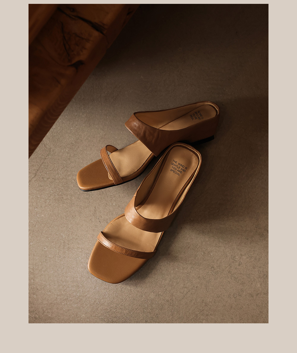 Sandal nữ hở mũi gót thô 4.5 cm kiểu Hàn Quốc đơn giản — đen chi tiết 21