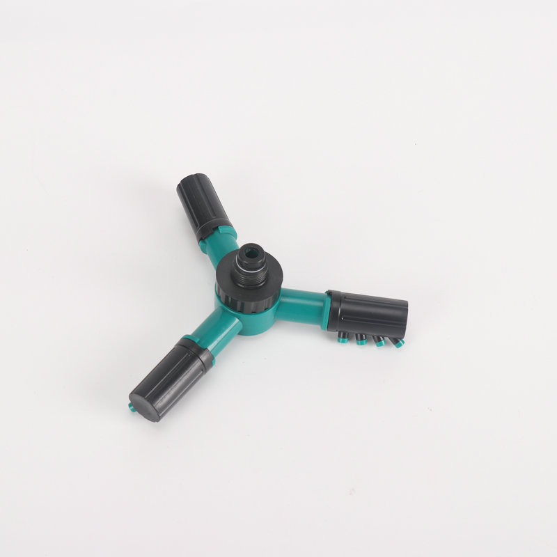 360 grados rociador giratorio para riego por pulverización de jardín agrícola tripinos ajustables artefacto mágico de rociador de soporte de trípode