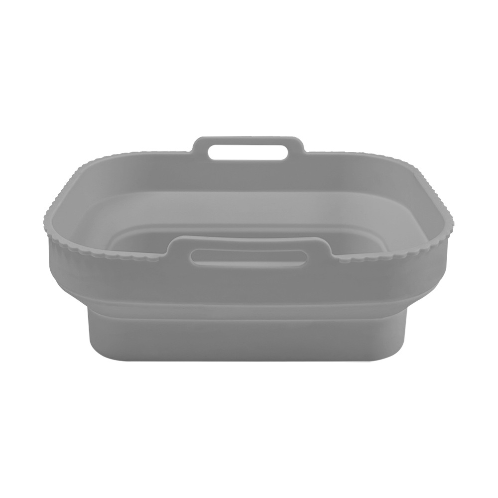 Cross-border air fryer inner pad baking tray multi-functional heat-insulating silicone tray rectangular high-temperature resistant