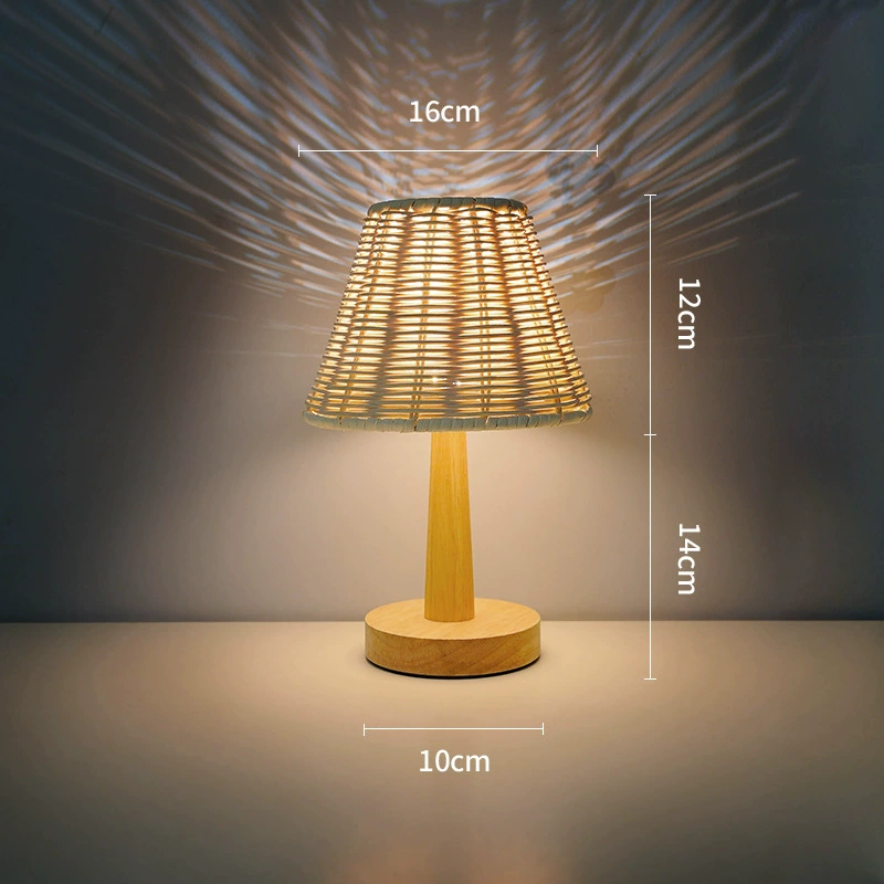 Night light, retro table lamp for bed, Chinese style