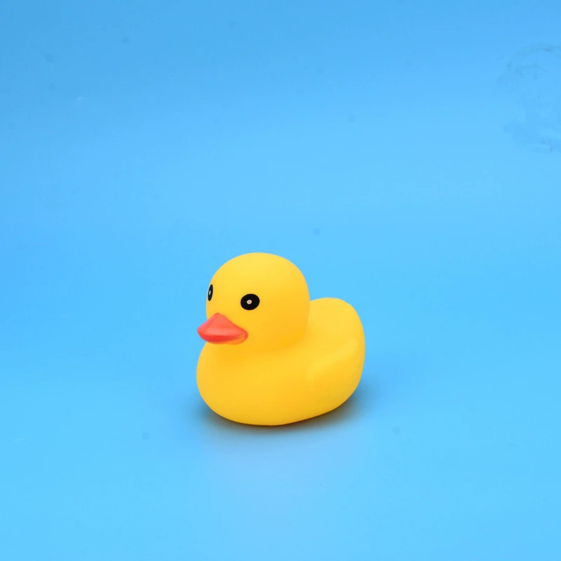 Желтая пластиковая уточка B.Duck для водных игр в воде, игрушка для плавания, на заказ, издает звуки, антистресс