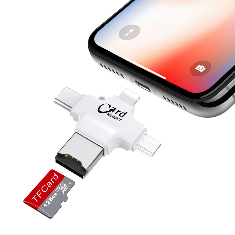 Высокоскоростной OTG кардридер Type-C, Micro SD (TF), USB3.0, многофункциональный для Android