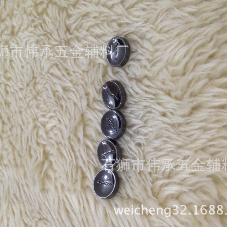 高档大衣服电镀手缝金属钮纽扣子批发合金装圆扭定 制加工进口材