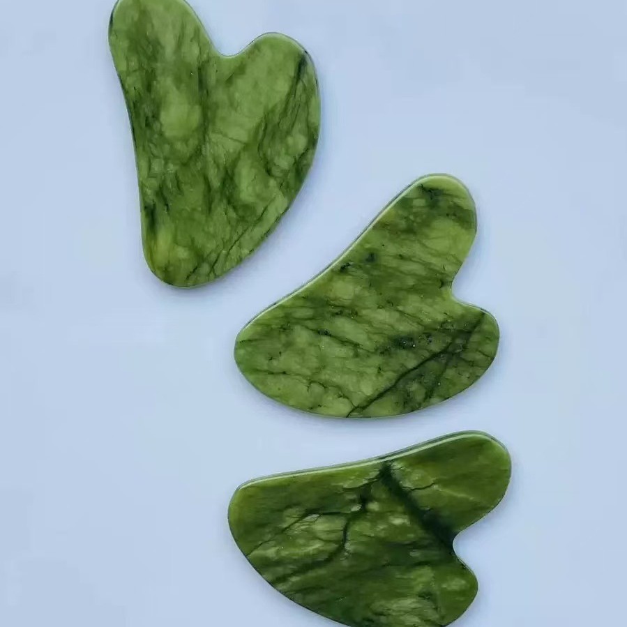 Jade Roller masajeador fábrica al por mayor polvo Crystal roller Jade beauty container Factory Jade roller suit