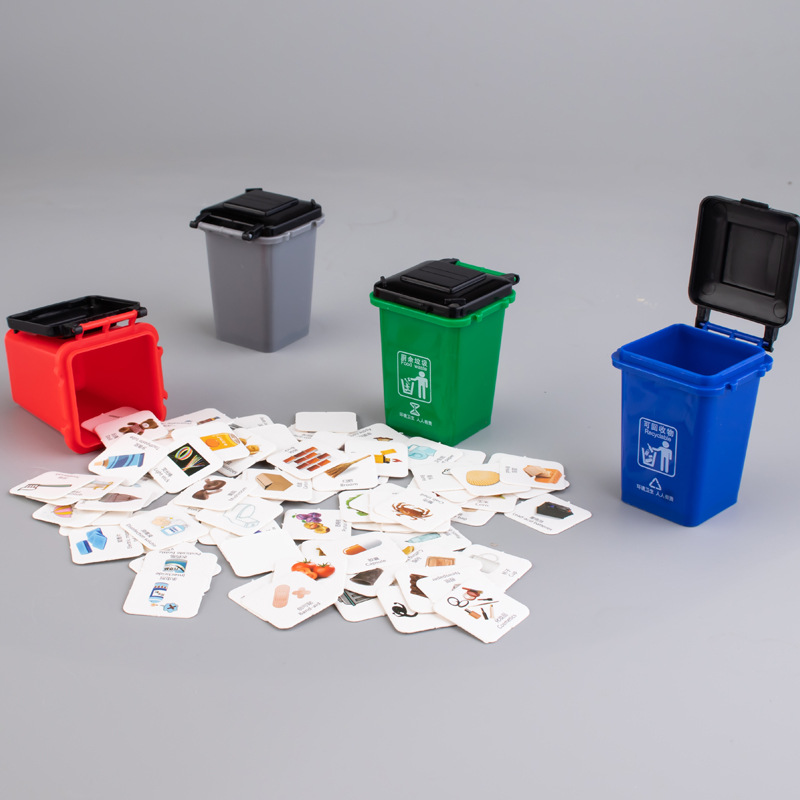 Juguetes de clasificación de basura de Shanghai basura auxiliares didácticos de jardín de infantes para niños juegos de mesa de rompecabezas de educación temprana