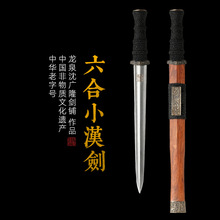 六合小汉剑 汉唐收藏短刀剑 龙泉沈广隆宝剑一体刀剑 未开刃