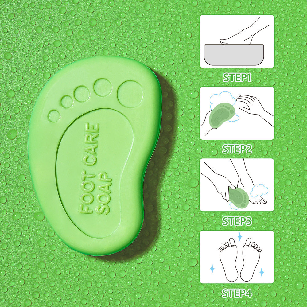 Bamboo Charcoal Foot Anti Dry Cracking Soap_voghion.com