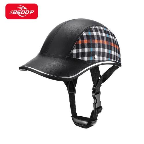 Wholesale summer breathable half helmet Harley baseball helmet men and women lightweight safety helmet electric car summer helmet duckbill hat sun protection